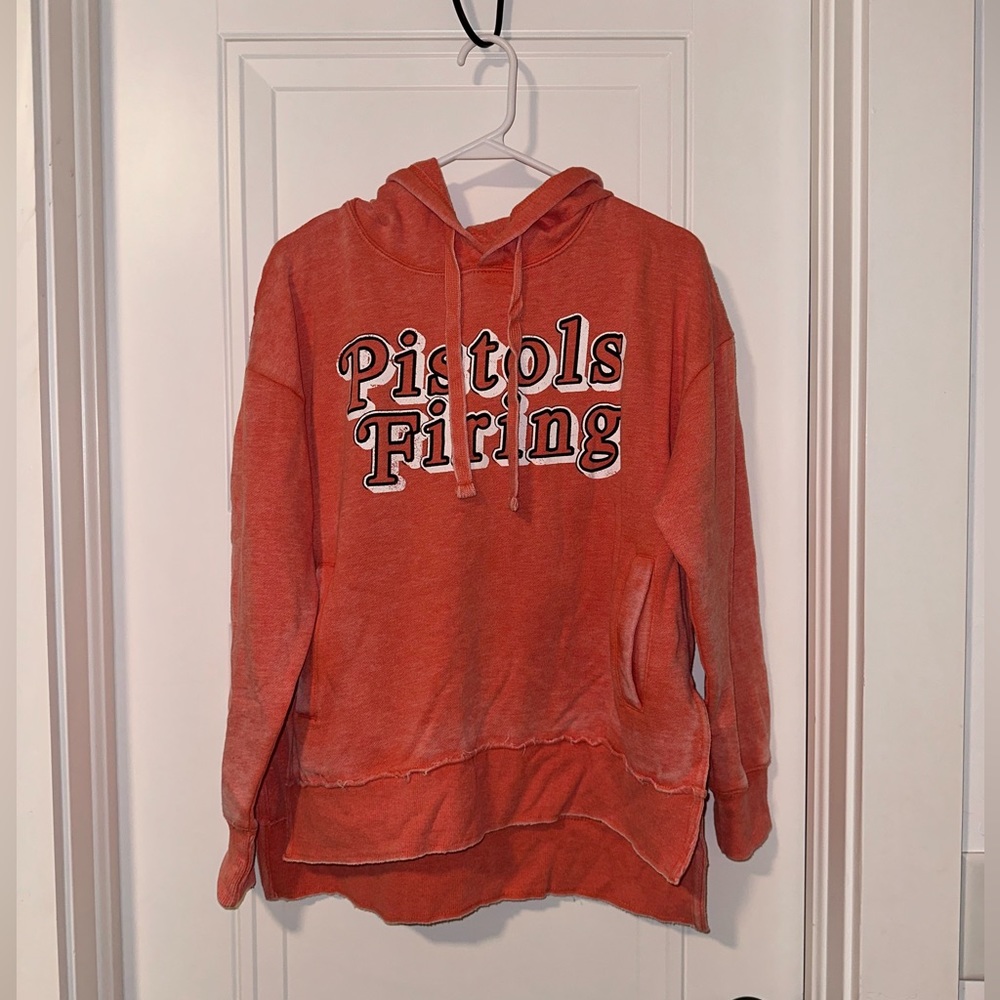 Orange Pistols Firing Sweatshirt